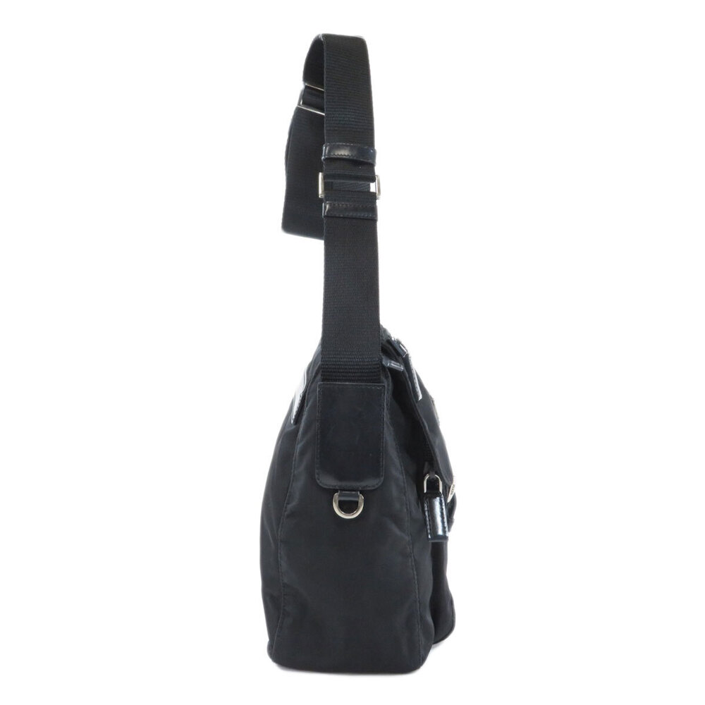 Prada logo plate shoulder bag nylon - Picture 3 of 10